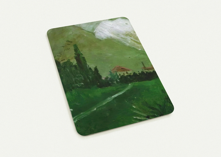 LANDSCAPE NEAR FIGUERAS By Salvador Dali Pack of 10 Post Cards | Salvador Dali Post Cards | A6 (10.5 x 14.8 cm) - 4.1 x 5.8 inches