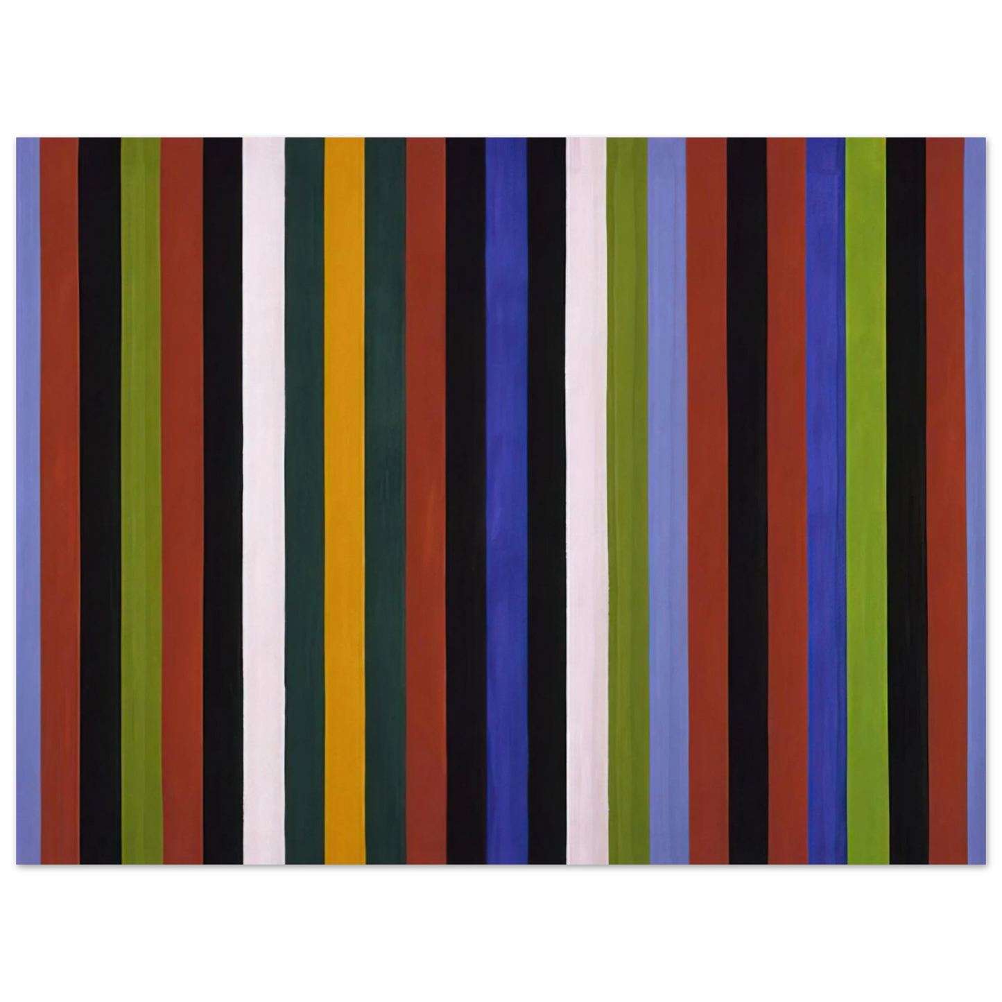 Gene Davis - Hot Beat - 1964 75x100 cm / 30x40inches Fine Art Poster