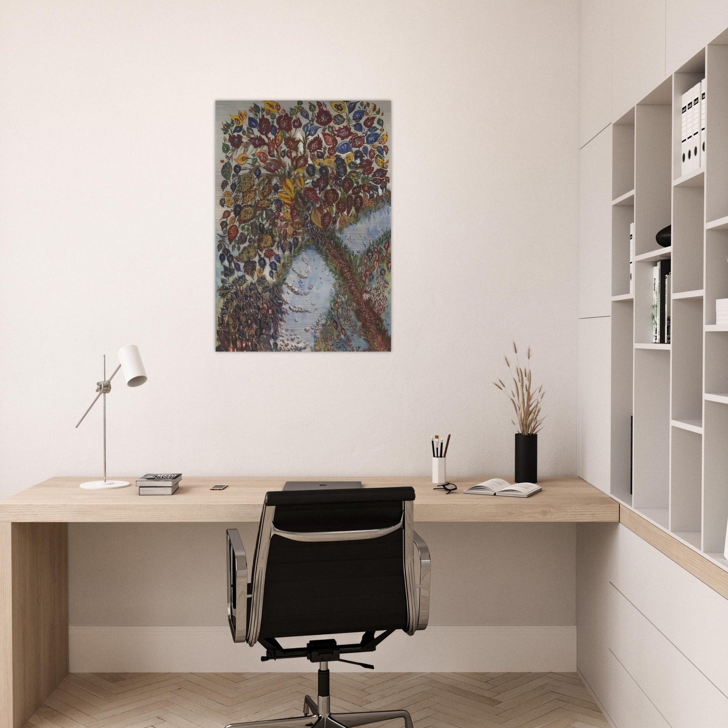 Tree or Paradise - 1925 - Seraphine Louis Brushed Aluminum Print - 70x100 cm / 28x40 inches | Seraphine Louis Aluminum Print | Seraphine Louis Prints