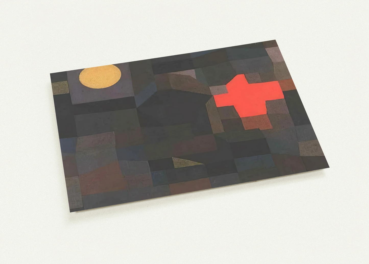 FIRE FULL MOON 1933 By Paul Klee Pack of 10 Post Cards | Paul Klee Post Cards | A6 (10.5 x 14.8 cm) - 4.1 x 5.8 inches