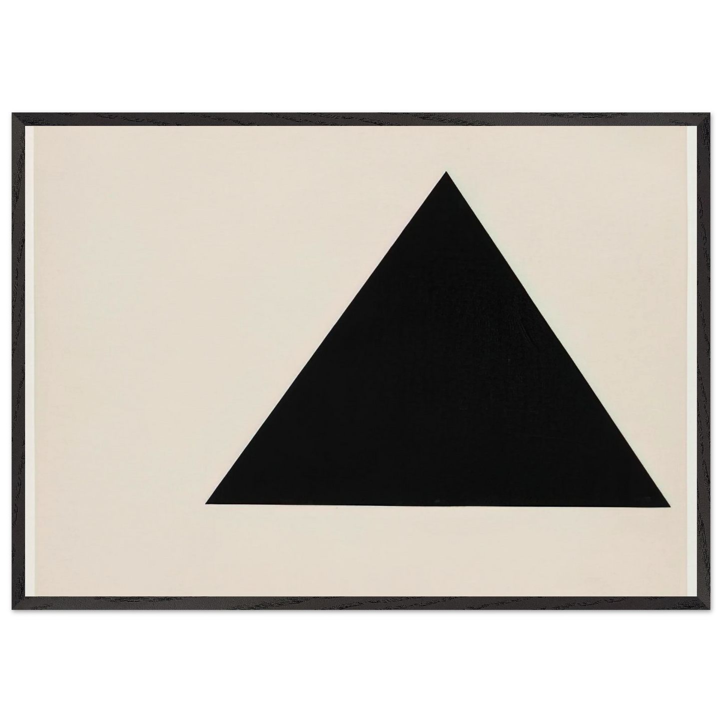 Triangle Form - Ellsworth Kelly 70x100 cm / 28x40 inches Framed Art Print – Black Wooden Frame