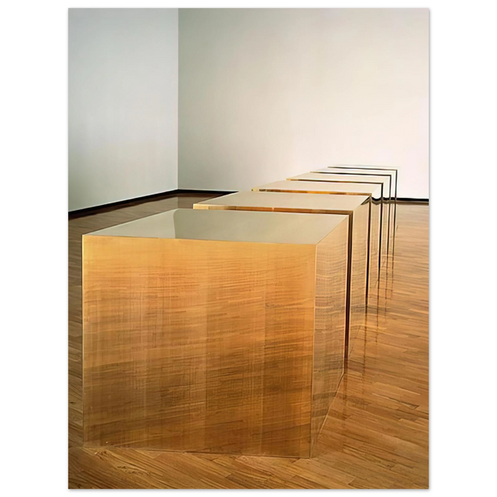 Donald Judd - Untitled Six Boxes - 1974 75x100 cm / 30x40inches Fine Art Poster