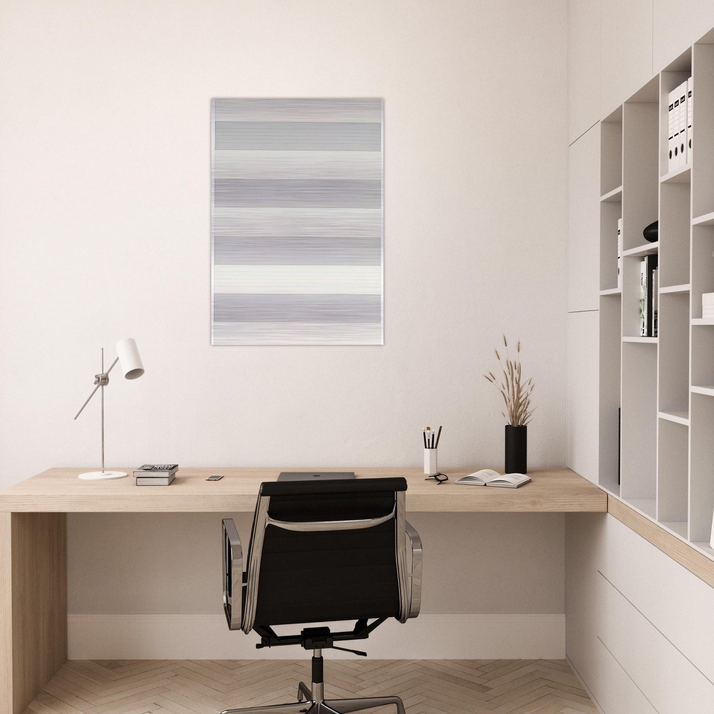 Untitled #4 - Agnes Martin Brushed Aluminum Print - 70x100 cm / 28x40 inches | Agnes Martin Aluminum Print | Agnes Martin Prints