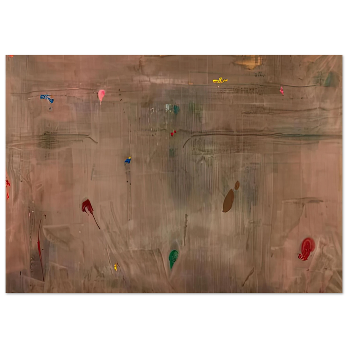 Helen Frankenthaler - Cathedral, 1982- Wall Art - 60x80 cm / 24x32 inches - Premium Wooden Framed Poster With Fine Art Paper-canvas - White frame