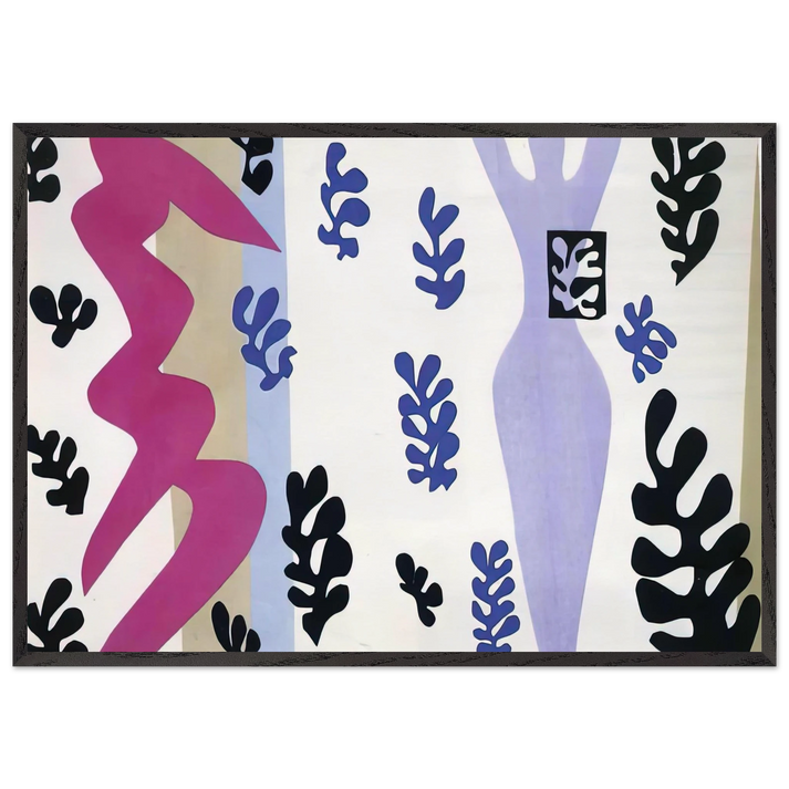 THE KNIFE THROWER 1947 - Henri Matisse 70x100 cm / 28x40 inches Framed Art Print – Black Wooden Frame