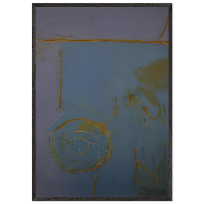 Guadalupe - 1989 - Helen Frankenthaler 70x100 cm / 28x40 inches Framed Art Print – Black Wooden Frame