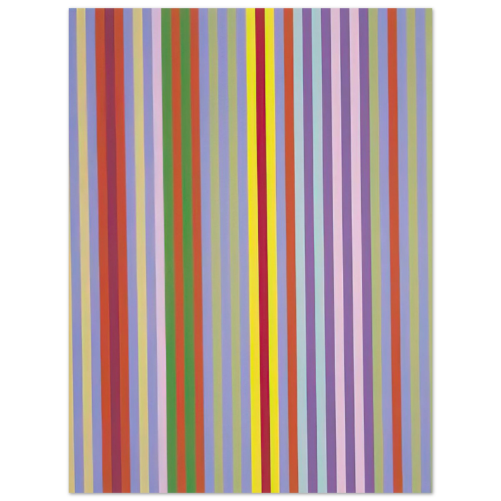 Gene Davis - Sweet Carburetor - 1969 75x100 cm / 30x40inches Fine Art Poster