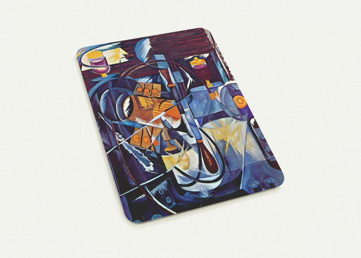 Dynamo machine - 1913 By Natalia Goncharova Pack of 10 Post Cards | Natalia Goncharova Post Cards | A6 (10.5 x 14.8 cm) - 4.1 x 5.8 inches