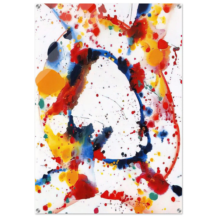 Untitled Holy Hole - Sam Francis Acrylic Print - 70x100 cm / 28x40″ inches