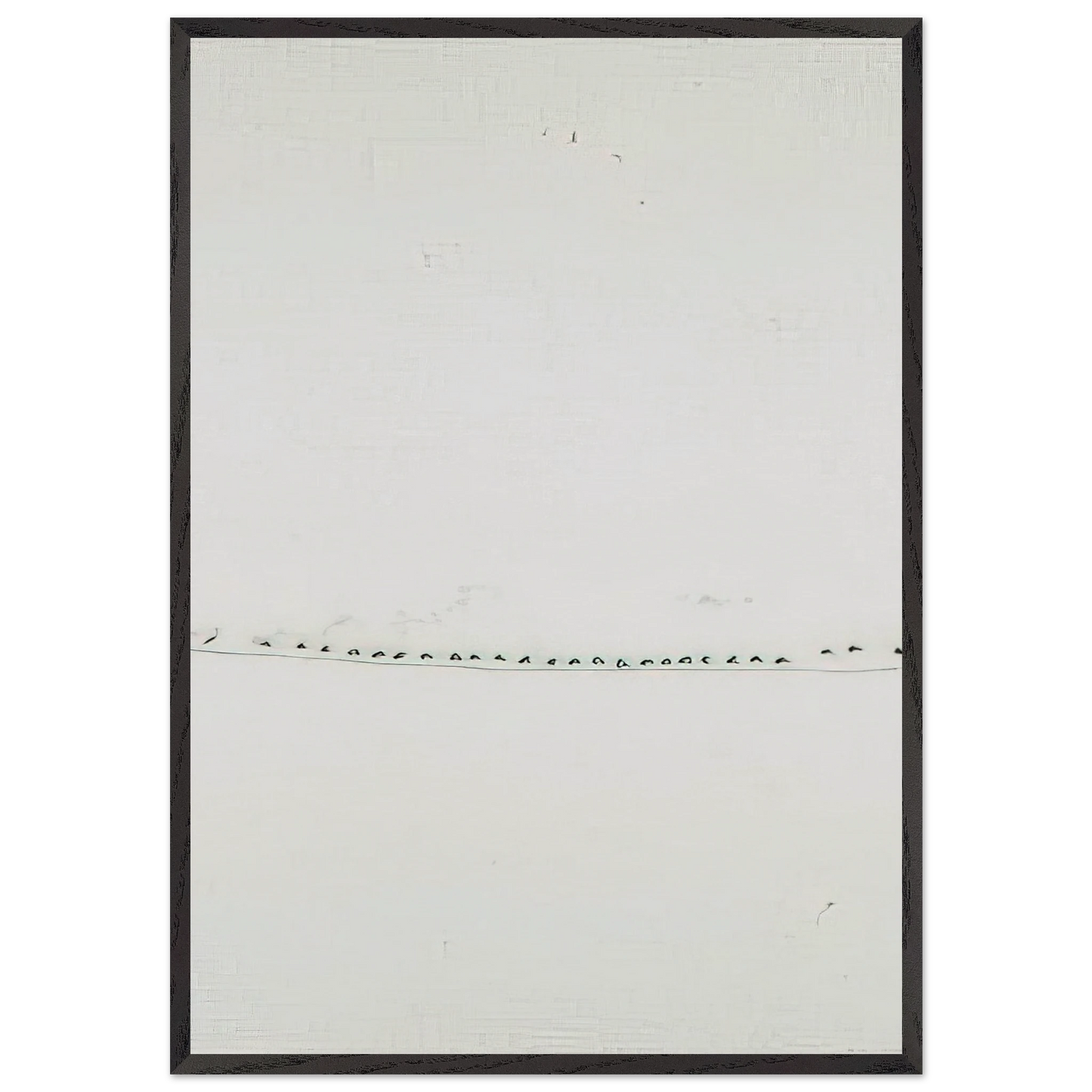 Untitled - 1965 N9 - Mira Schendel 70x100 cm / 28x40 inches Framed Art Print – Black Wooden Frame