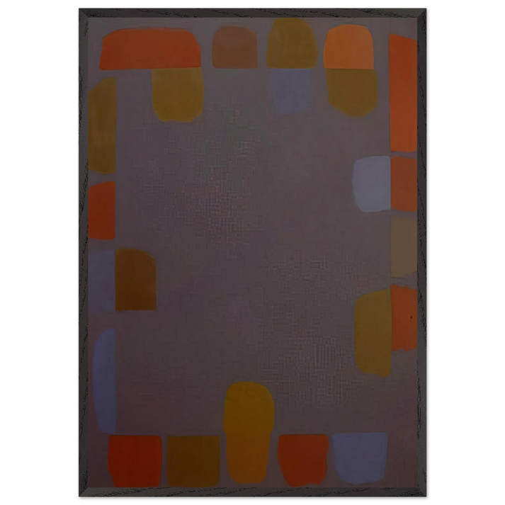 Interim - 1976 - Doug Ohlson 70x100 cm / 28x40 inches Framed Art Print – Black Wooden Frame