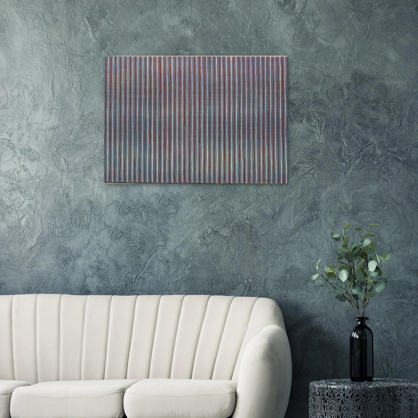 Salute - 1958 - Gene Davis Brushed Aluminum Print - 70x100 cm / 28x40 inches | Gene Davis Aluminum Print | Gene Davis Prints