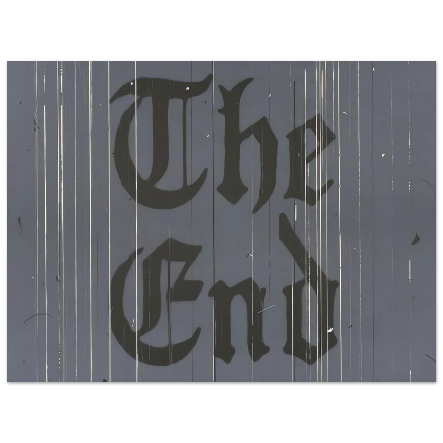 Edward Ruscha - THE FINAL END 1991 75x100 cm / 30x40inches Fine Art Poster