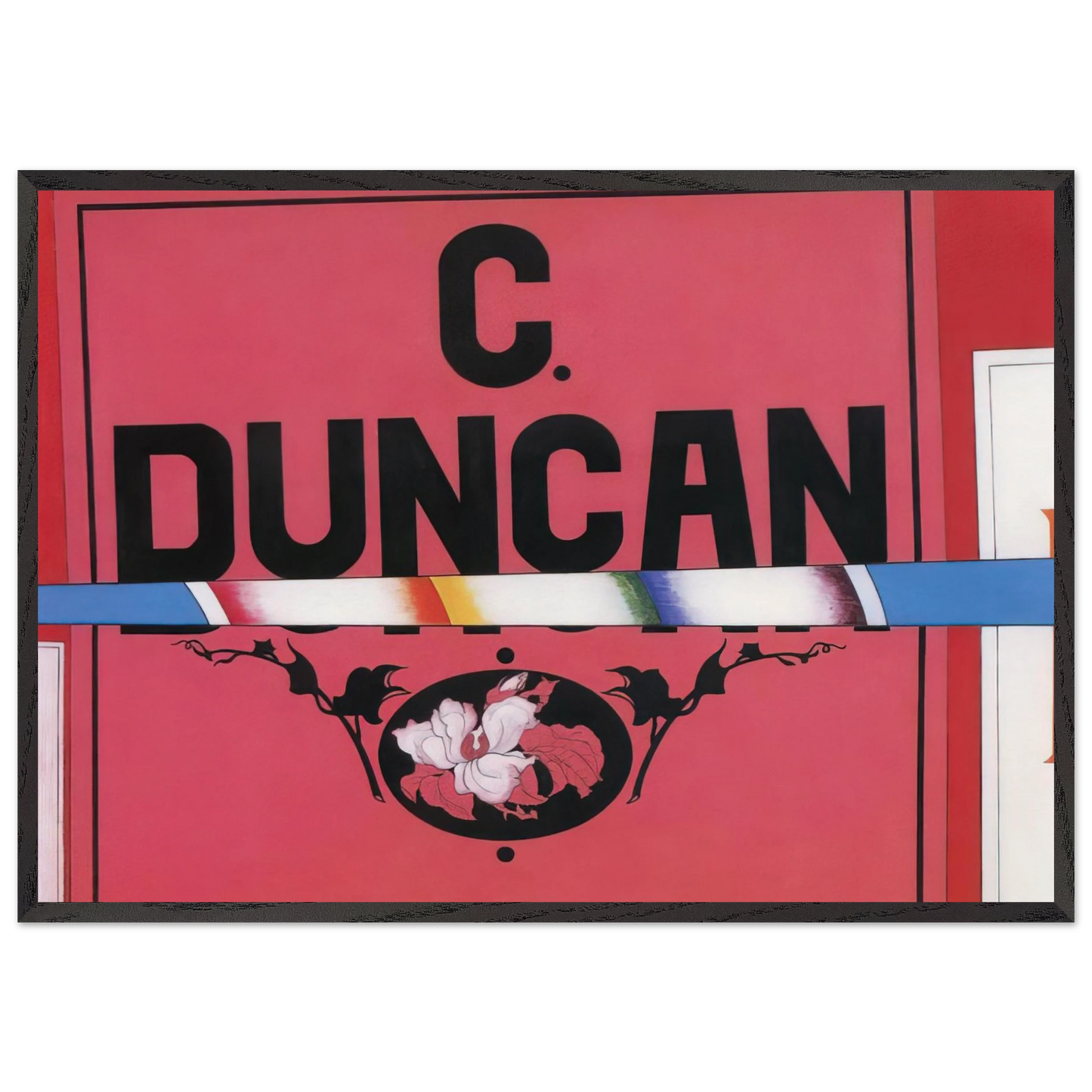 Duncan Charles Duncan - 1925 - Charles Demuth 70x100 cm / 28x40 inches Framed Art Print – Black Wooden Frame