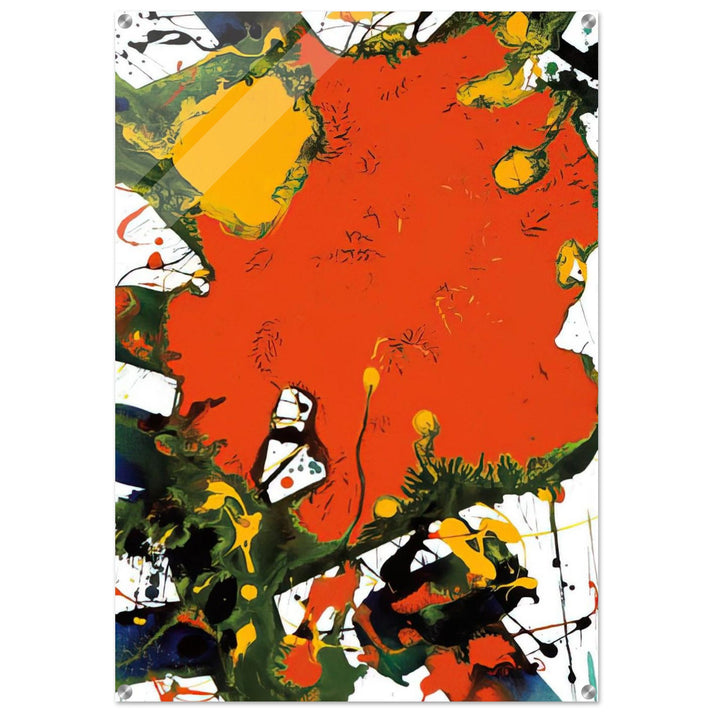 Untitled SFP94-127 SFF 1797 - Sam Francis Acrylic Print - 70x100 cm / 28x40″ inches | Sam Francis Wall Art | Sam Francis Prints