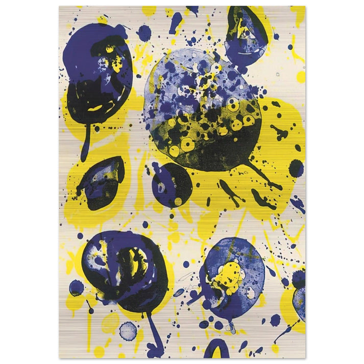 Untitled from Pasadena Box Lembark L61 - Sam Francis Brushed Aluminum Print - 70x100 cm / 28x40 inches | Sam Francis Aluminum Print | Sam Francis Prints