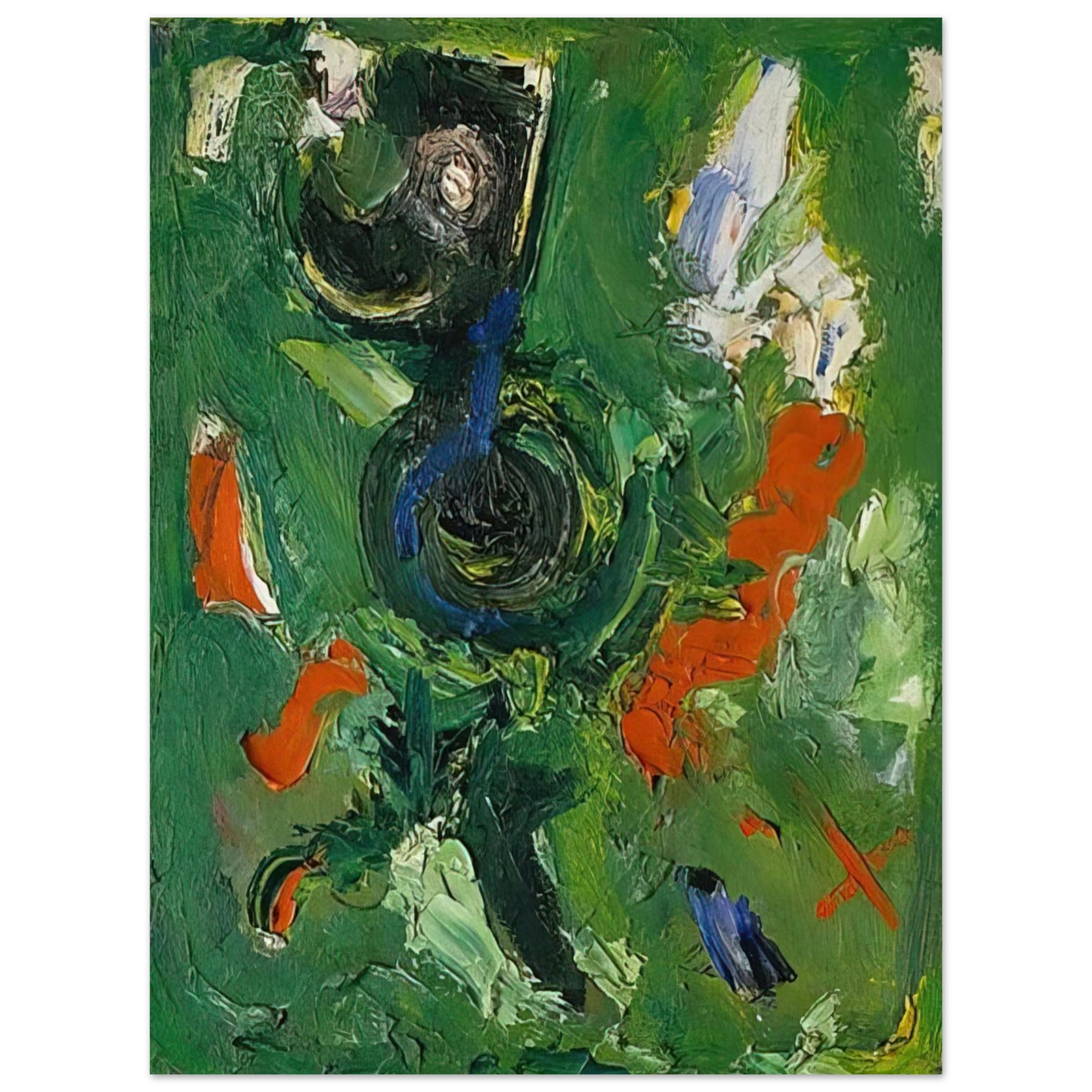 Hans Hofmann - Composition, No.V 75x100 cm / 30x40inches Fine Art Poster