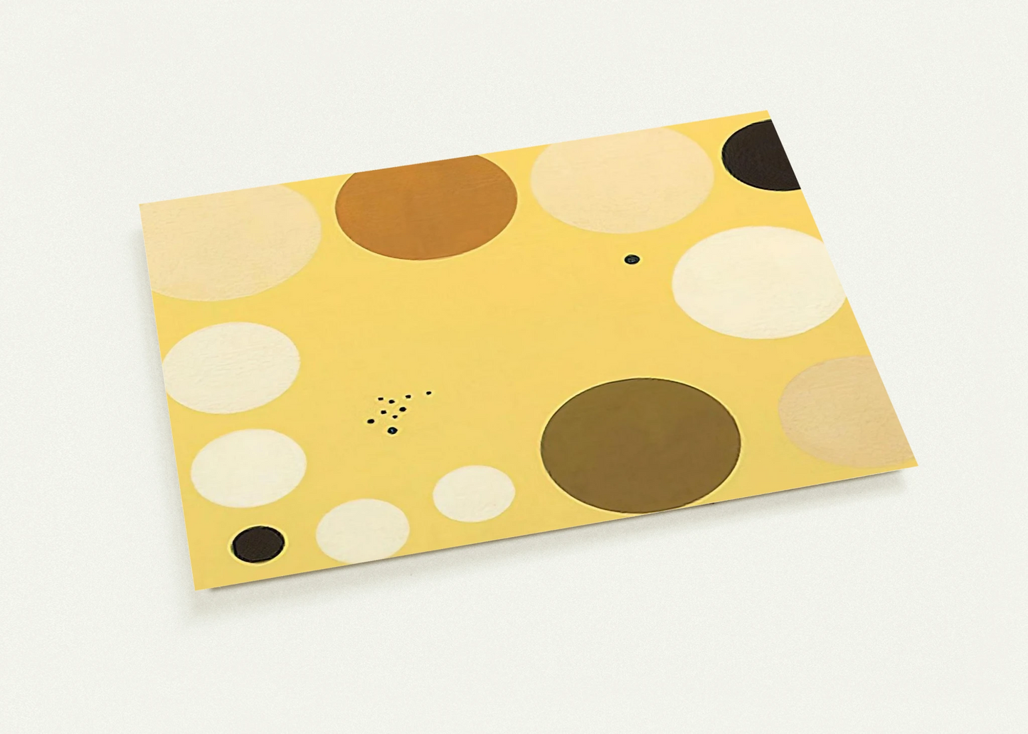Carta celeste en amarillo n° 1 - 1953 1 By Lolo Soldevilla Pack of 10 Post Cards | Lolo Soldevilla Post Cards | A6 (10.5 x 14.8 cm) - 4.1 x 5.8 inches