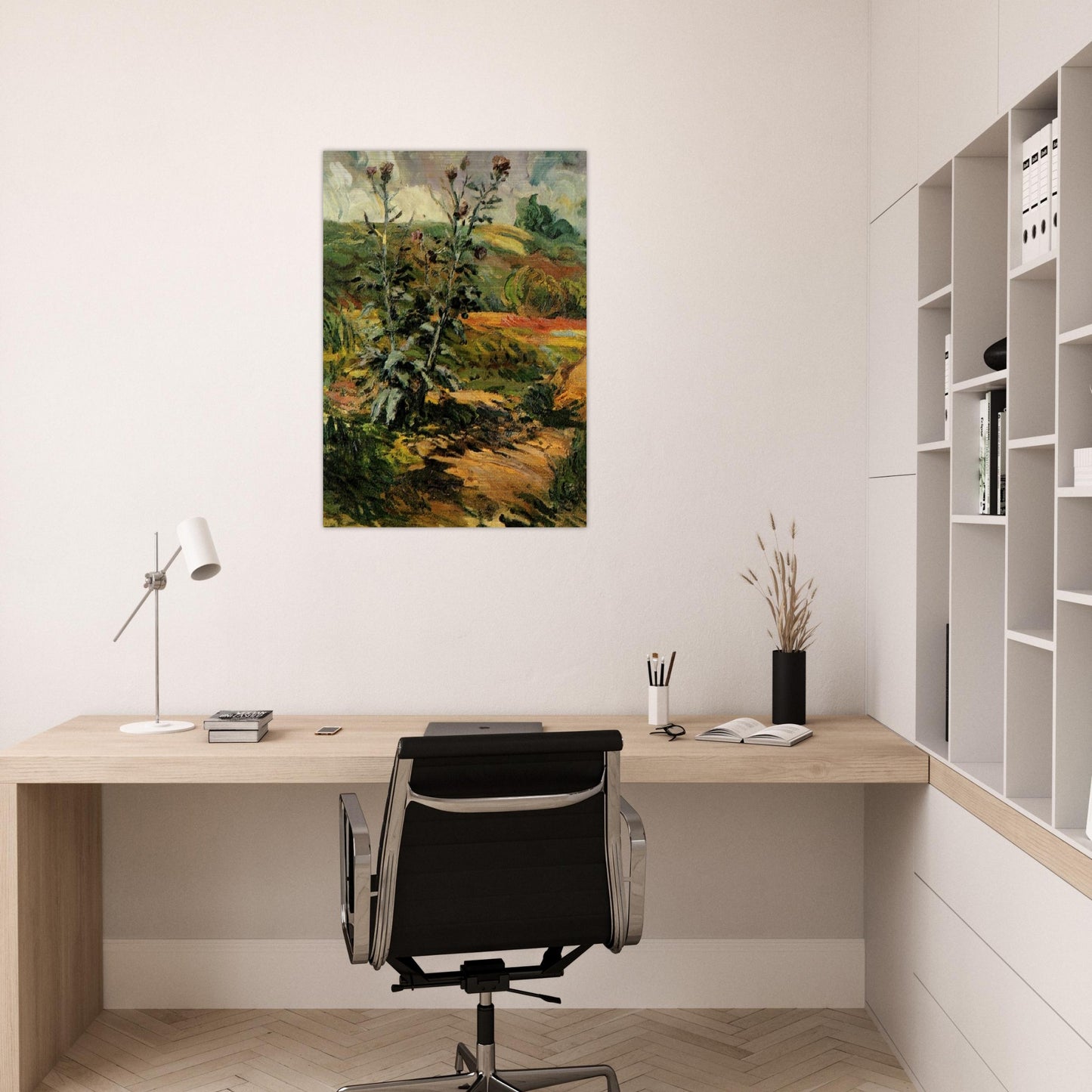 Two Thistles - Vincent van Gogh Brushed Aluminum Print - 70x100 cm / 28x40 inches | Vincent van Gogh Aluminum Print | Vincent van Gogh Prints