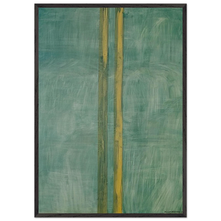 Concord - Barnett Newman 70x100 cm / 28x40 inches Framed Art Print – Black Wooden Frame