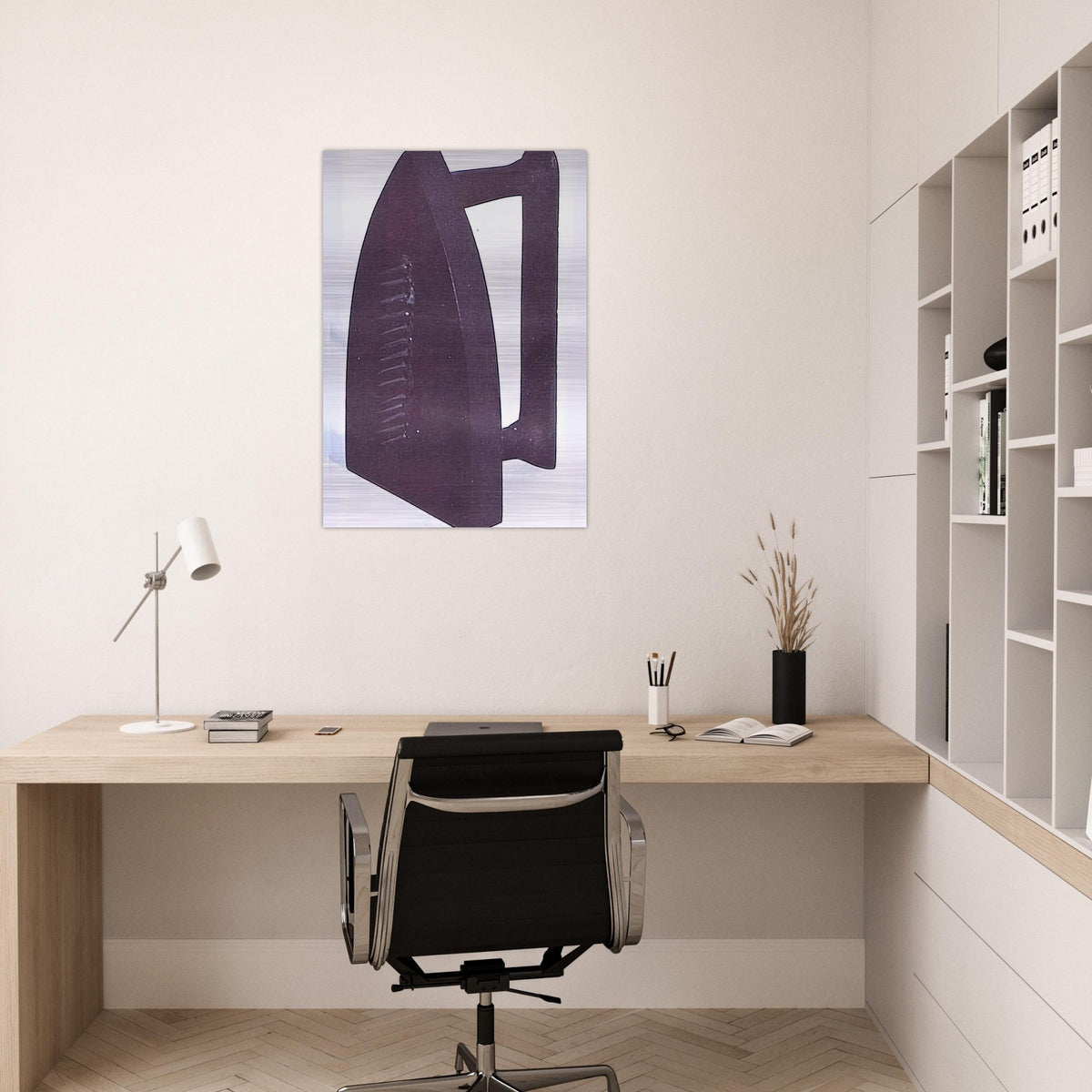 CADEAU GIFT REPLICA OF THE LOST 1921 ORIGINAL - Man Ray Brushed Aluminum Print - 70x100 cm / 28x40 inches | Man Ray Aluminum Print | Man Ray Prints