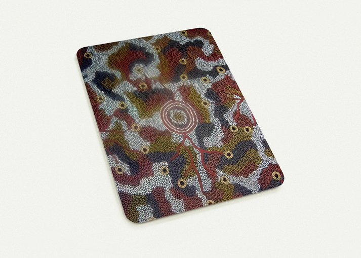 Marla Dreaming - 1987 By Clifford Possum Tjapaltjarri Pack of 10 Post Cards | Clifford Possum Tjapaltjarri Post Cards | A6 (10.5 x 14.8 cm) - 4.1 x 5.8 inches