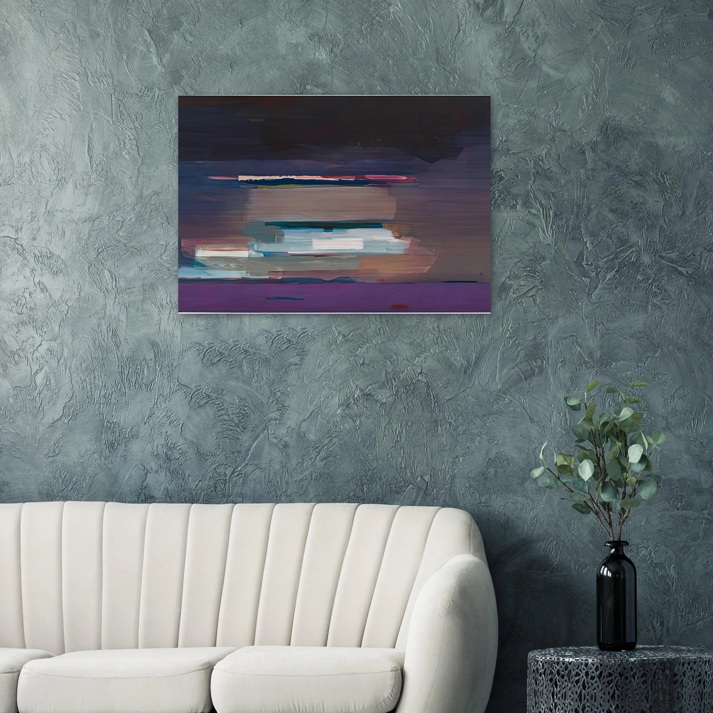 Viewpoint I, 1974- - Helen Frankenthaler Brushed Aluminum Print - 70x100 cm / 28x40 inches | Helen Frankenthaler Aluminum Print | Helen Frankenthaler Prints