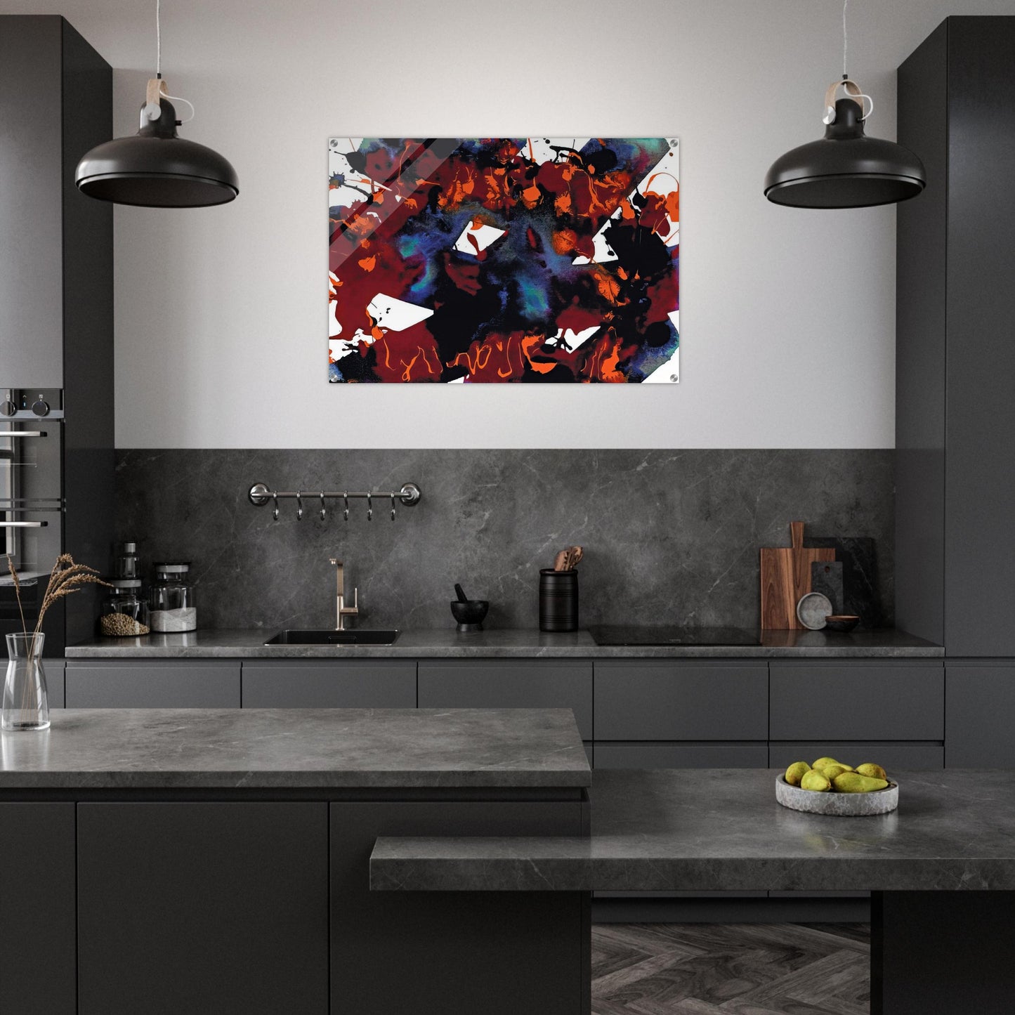 Untitled SFP94-149 SFF 1819 - Sam Francis Acrylic Print - 70x100 cm / 28x40″ inches | Sam Francis Wall Art | Sam Francis Prints