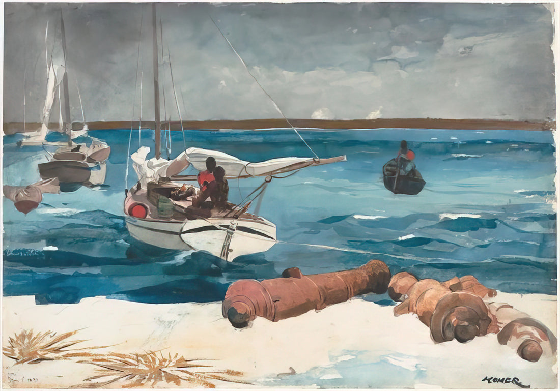 A Curated List of Winslow Homer Paintings: Masterpieces of American Realism - NASSAU 1899 by Winslow Homer