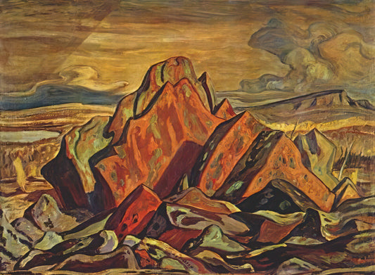 A.Y. Jackson: The Visionary Painter Who Defined Canadian Art - Hills at Great Bear Lake - 1953 by A.Y. Jackson