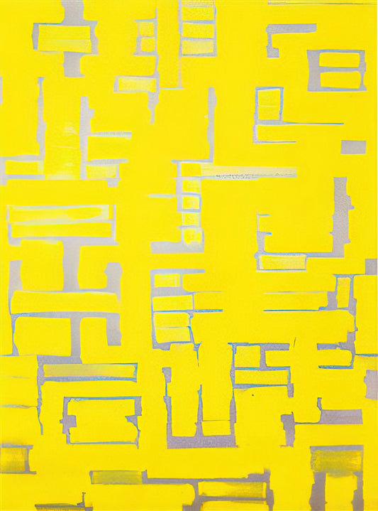 Ad Reinhardt Paintings for Sale: A Collector's Guide to Minimalist Masterpieces - Untitled Yellow and White - 1950 by Ad Reinhardt
