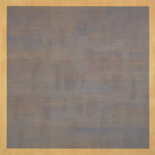 Agnes Martin Art Prints: The Silent Geometry of Transcendental Minimalism - Falling Blue by Agnes Martin