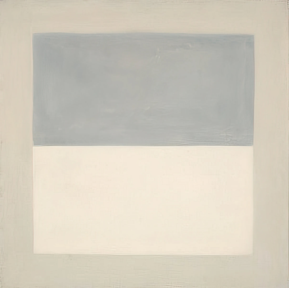 Agnes Martin at Tate: Exploring the Minimalist Master's Legacy and Where to Find Her Prints - Rain  Study  by Agnes Martin