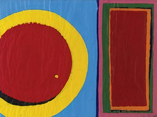Al Held Canvas: The Architect of Geometric Abstraction and Post-Painterly Precision - Composition by Al Held