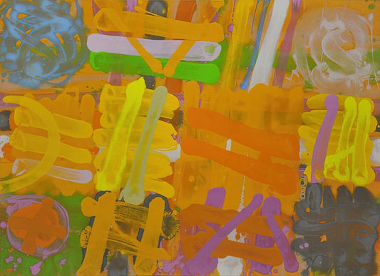 Albert Irvin Acrylic Print: A Guide to the Artist's Vibrant Abstract Legacy - Pomona - 1991 by Albert Irvin