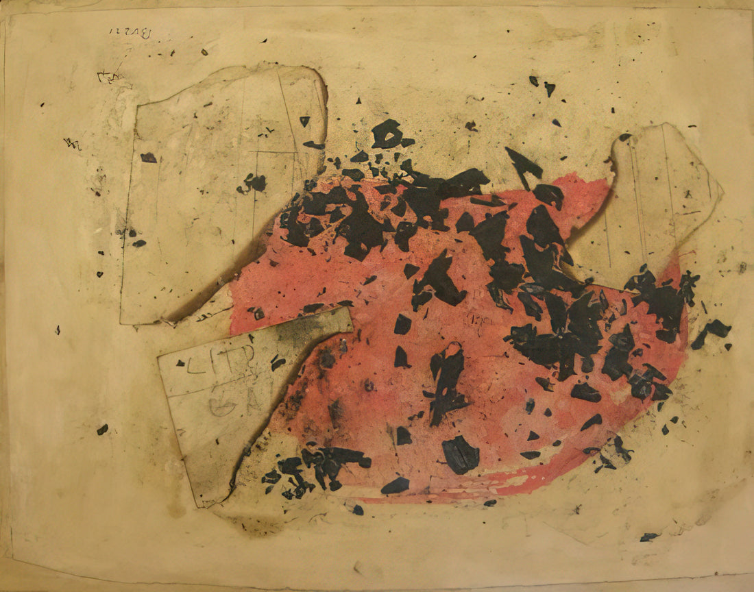 Alberto Burri Work: The Revolutionary Materiality of Post-War Italian Art - Combustione - 1957 by Alberto Burri