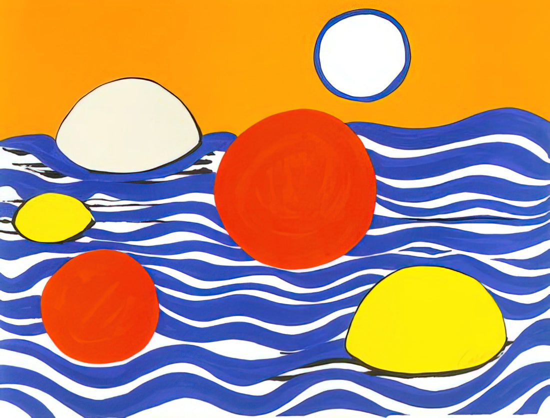 Alexander Calder Stabile Sculptures: The Grounded Poetry of Modernist Form - WAVES 1973 by Alexander Calder