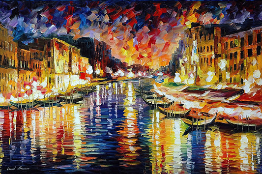 Alfred Afremov: The Master of Palette Knife Impressionism and Vibrant Cityscapes - Leonid Afremov by Leonid Afremov
