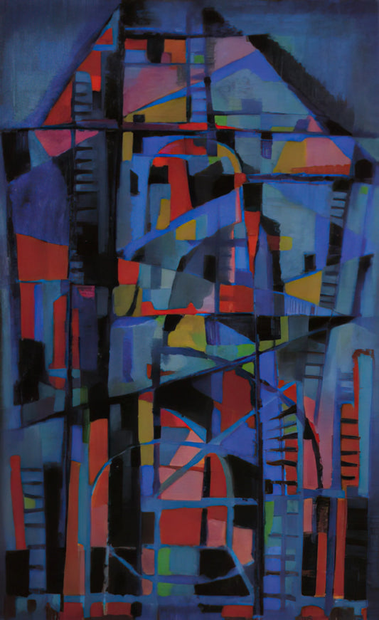 Alfred Manessier Acrylic Print: A Modern Master's Spiritual Abstraction - Angelus domini nuntiavit mariæ - 1947 by Alfred Manessier