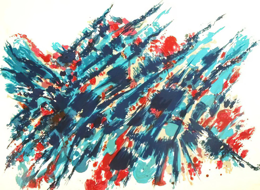 Alfred Manessier Paintings: The Spiritual Abstraction of a Modern Master - Le Sang et l’eau - 1978 by Alfred Manessier