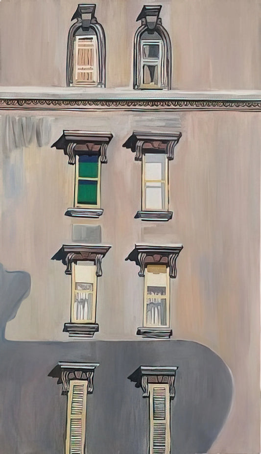 Alice Neel Original Paintings for Sale: A Collector's Guide to Acquiring Her Work - Windows no. 2 by Alice Neel