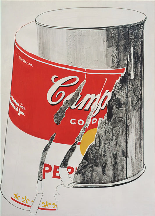 Alice Neel and Andy Warhol: Portraiture's Radical and Pop Icons - Big Torn Campbell's Soup Can  Pepper Pot  by Andy Warhol