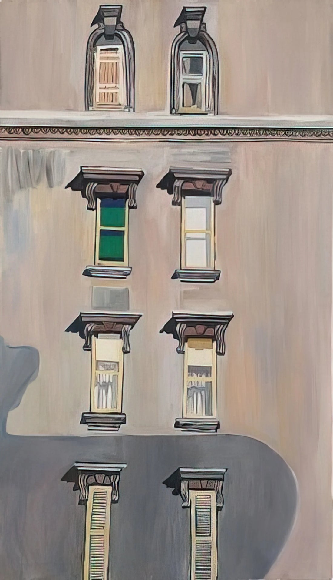 Alice Neel at the de Young Museum: A Definitive Exploration of the Artist's Radical Portraiture - Windows no. 2 by Alice Neel
