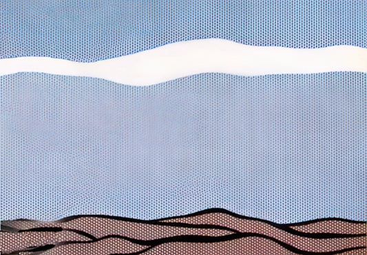 All About Roy Lichtenstein: The Pop Art Pioneer Who Transformed Comics into Fine Art - LANDSCAPE 1964 by Roy Lichtenstein