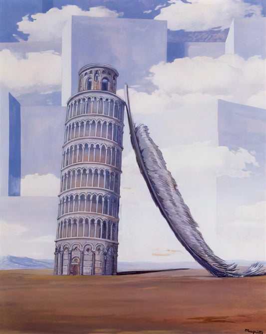 All René Magritte Paintings: A Curated Guide to the Surrealist Master's Iconic Works - MEMORY OF A JOURNEY 1955 by Rene Magritte