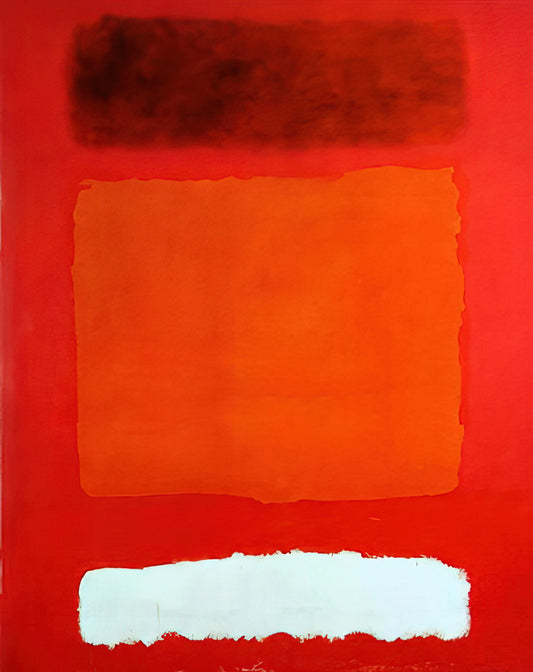 All Rothko Paintings: A Complete Guide to the Abstract Master's Oeuvre - Red, White, and Brown - 1957 by Mark Rothko