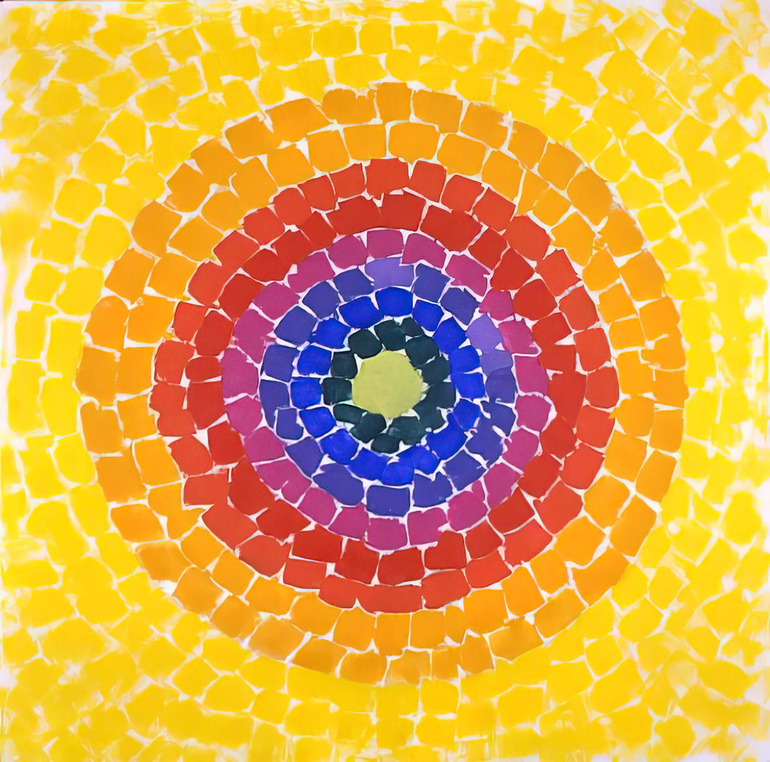 Alma Woodsey Thomas Canvas: The Vibrant Legacy of an American Colorist - RESSURECTION 1966 by Alma Woodsey Thomas