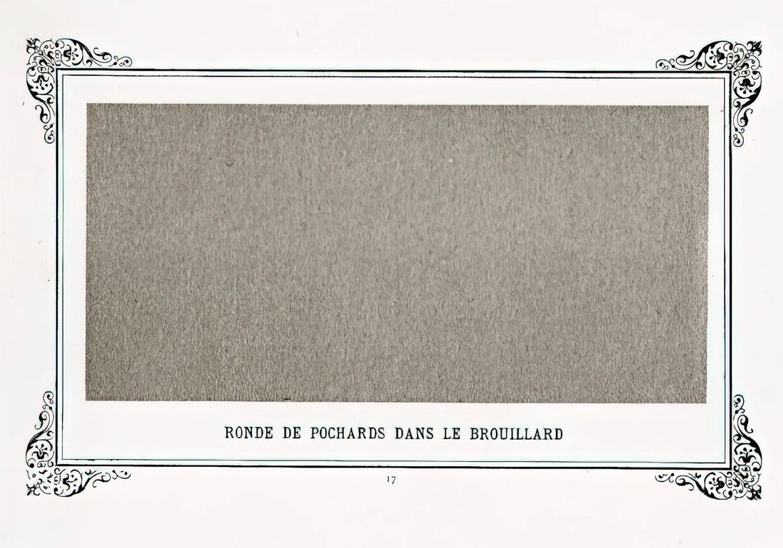 Alphonse Allais Framed Canvas Print: A Curated Guide to the Artist's Wit and Visual Legacy - Band of Greyfriars in the Fog Band Of Dusty Drunks In The Fog by Alphonse Allais
