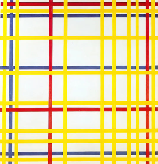 Amaryllis by Piet Mondrian: A Botanical Study in Early Modernism - New York City I by Piet Mondrian