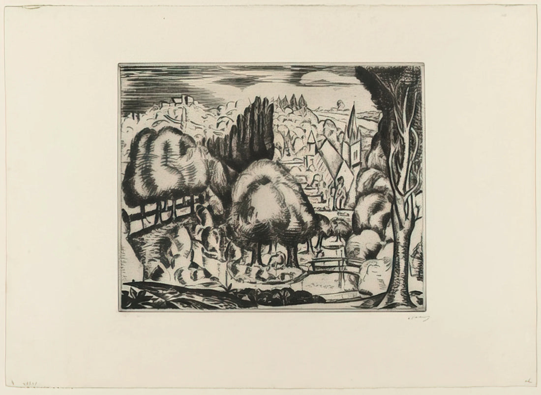 André Derain: The Fauvist Pioneer Who Redefined Color in Modern Art - LANDSCAPE 1907 2 by Andre Derain